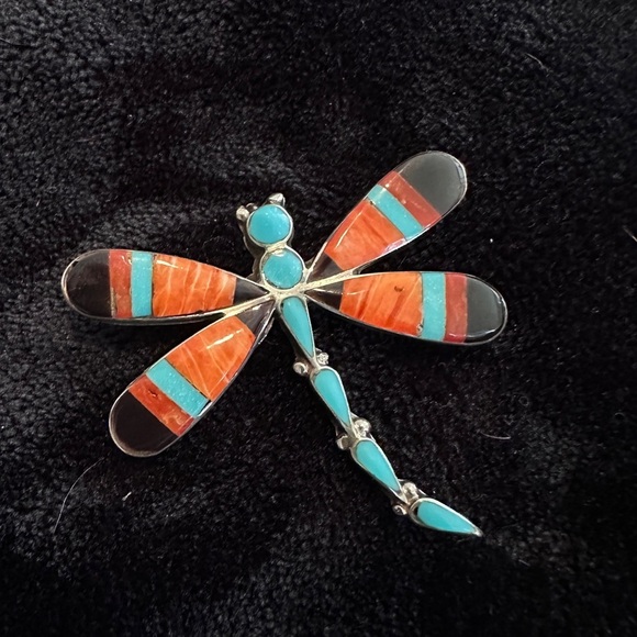 Dragonfly Pin & Brooch by Chaco Canyon - Picture 7 of 9